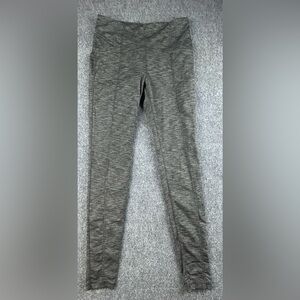 Athleta Metro High Waisted Leggings Heather Gray Size Medium Tall
